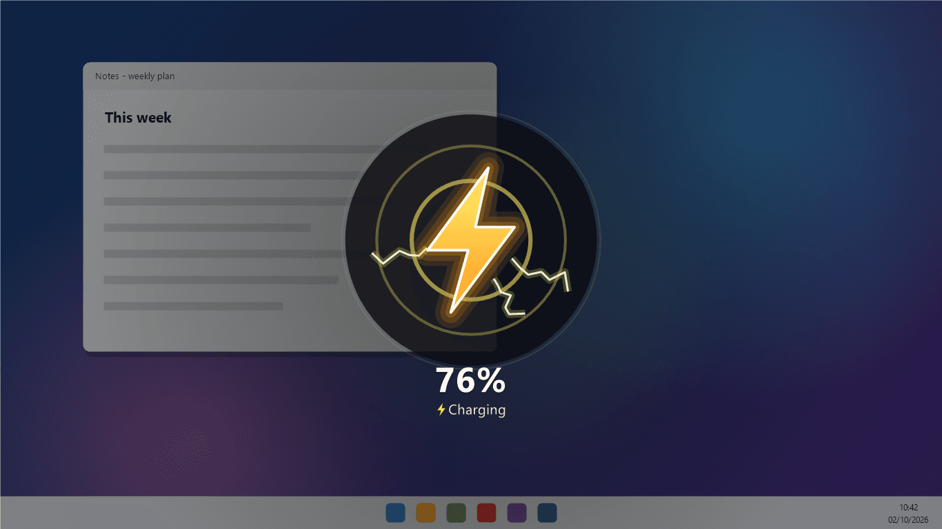 The Bolt charging animation